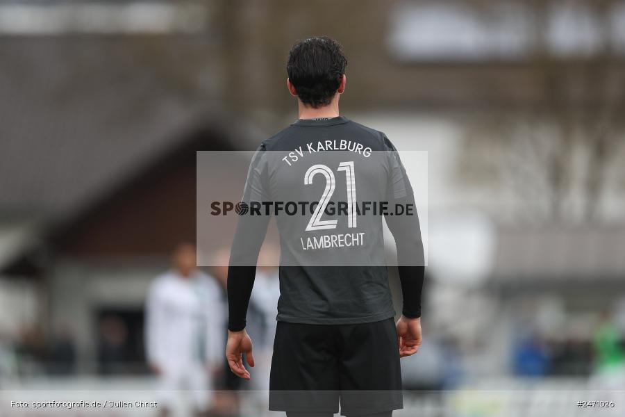 sport, action, TSV Karlburg, TSV, SCE, SC Eltersdorf, Karlburg, Fussball, Fundamentum Sportpark, Bayernliga Nord, BFV, 25. Spieltag, 15.03.2025 - Bild-ID: 2471026