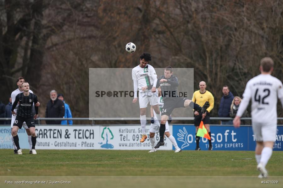 sport, action, TSV Karlburg, TSV, SCE, SC Eltersdorf, Karlburg, Fussball, Fundamentum Sportpark, Bayernliga Nord, BFV, 25. Spieltag, 15.03.2025 - Bild-ID: 2471029