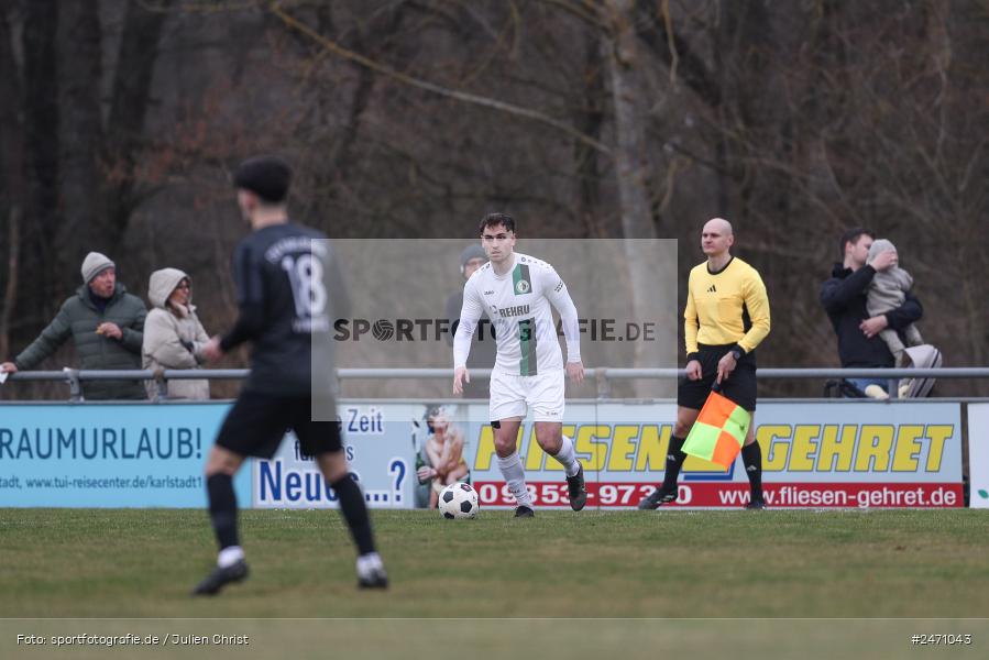 sport, action, TSV Karlburg, TSV, SCE, SC Eltersdorf, Karlburg, Fussball, Fundamentum Sportpark, Bayernliga Nord, BFV, 25. Spieltag, 15.03.2025 - Bild-ID: 2471043