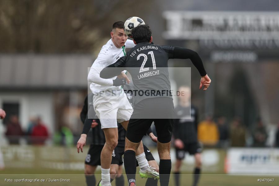 sport, action, TSV Karlburg, TSV, SCE, SC Eltersdorf, Karlburg, Fussball, Fundamentum Sportpark, Bayernliga Nord, BFV, 25. Spieltag, 15.03.2025 - Bild-ID: 2471047