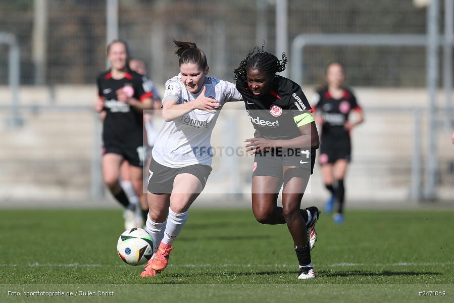 Stadion am Brentanobad, Frankfurt, 16.03.2025, sport, action, DFB, Fussball, 18. Spieltag, 2. Frauen-Bundesliga, FSV, SGE, FSV Gütersloh, Eintracht Frankfurt II - Bild-ID: 2471069 Stadion am Brentanobad, Frankfurt, 16.03.2025, sport, action, DFB, Fussball, 18. Spieltag, 2. Frauen-Bundesliga, FSV, SGE, FSV Gütersloh, Eintracht Frankfurt II - Bild-ID: 2471069