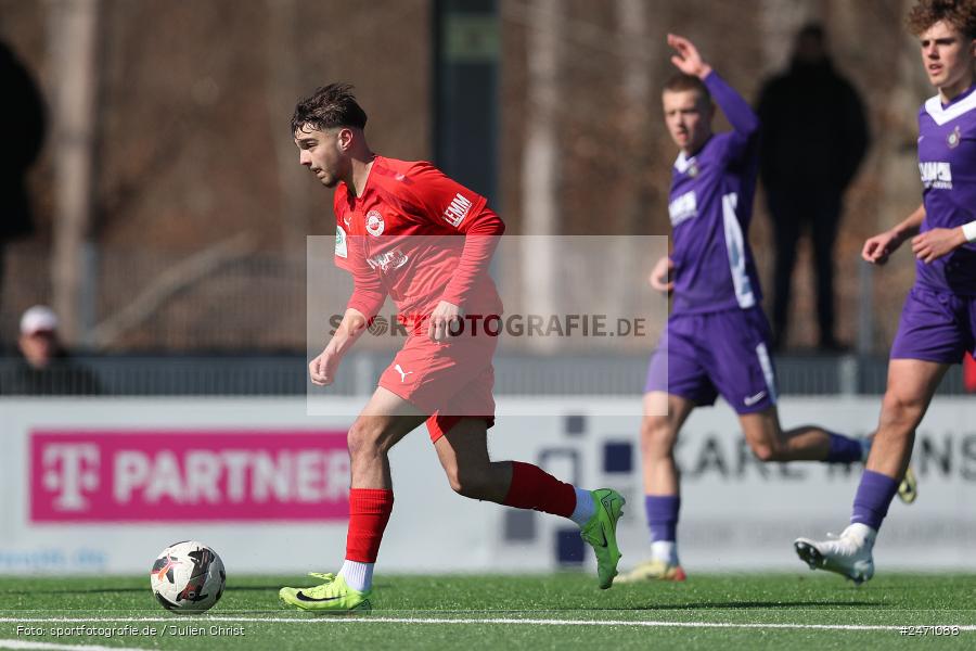 KR1, Mörfelden-Walldorf, 16.03.2025, sport, action, DFB, Fussball, 6. Spieltag, DFB Nachwuchsliga U19, AUE, RWW, FC Erzgebirge Aue, SV Rot-Weiss Walldorf - Bild-ID: 2471088 KR1, Mörfelden-Walldorf, 16.03.2025, sport, action, DFB, Fussball, 6. Spieltag, DFB Nachwuchsliga U19, AUE, RWW, FC Erzgebirge Aue, SV Rot-Weiss Walldorf - Bild-ID: 2471088