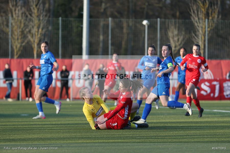 KR2 (SANA Sportpark), Offenbach, 16.03.2025, sport, action, DFB, Fussball, 15. Spieltag, Frauen Regionalliga Süd, SCS, OFC, SC Sand 2, Kickers Offenbach - Bild-ID: 2471093
