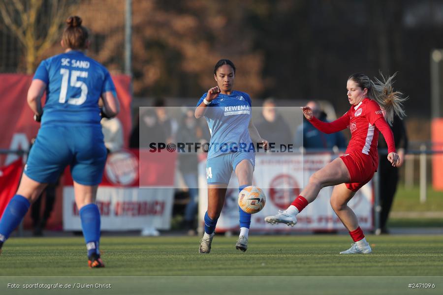KR2 (SANA Sportpark), Offenbach, 16.03.2025, sport, action, DFB, Fussball, 15. Spieltag, Frauen Regionalliga Süd, SCS, OFC, SC Sand 2, Kickers Offenbach - Bild-ID: 2471096 KR2 (SANA Sportpark), Offenbach, 16.03.2025, sport, action, DFB, Fussball, 15. Spieltag, Frauen Regionalliga Süd, SCS, OFC, SC Sand 2, Kickers Offenbach - Bild-ID: 2471096