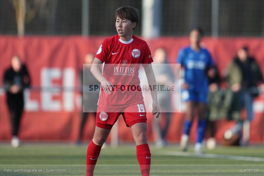 KR2 (SANA Sportpark), Offenbach, 16.03.2025, sport, action, DFB, Fussball, 15. Spieltag, Frauen Regionalliga Süd, SCS, OFC, SC Sand 2, Kickers Offenbach - Bild-ID: 2471106
