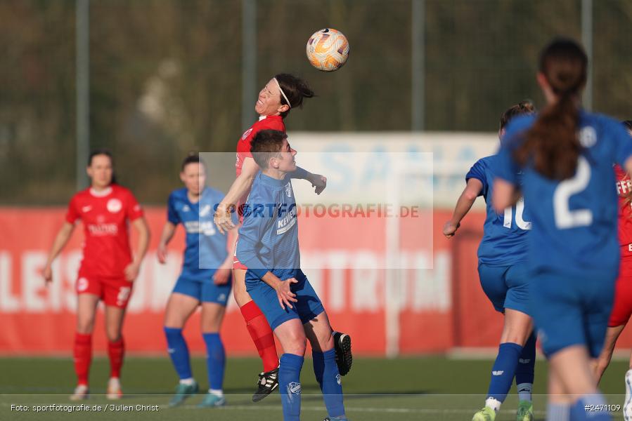 KR2 (SANA Sportpark), Offenbach, 16.03.2025, sport, action, DFB, Fussball, 15. Spieltag, Frauen Regionalliga Süd, SCS, OFC, SC Sand 2, Kickers Offenbach - Bild-ID: 2471109