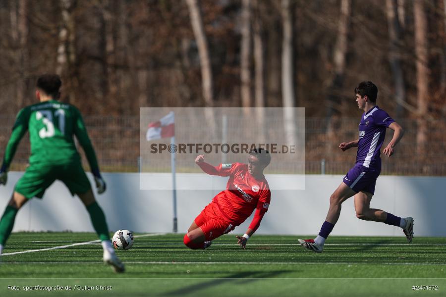 sport, action, SV Rot-Weiss Walldorf, RWW, Mörfelden-Walldorf, KR1, Fussball, FC Erzgebirge Aue, DFB Nachwuchsliga U19, DFB, AUE, 6. Spieltag, 16.03.2025 - Bild-ID: 2471372