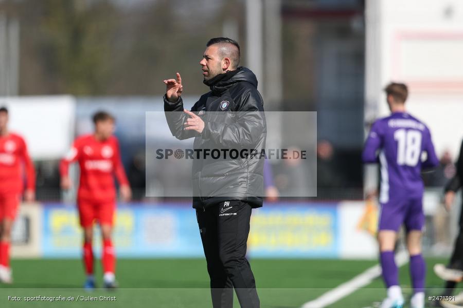 sport, action, SV Rot-Weiss Walldorf, RWW, Mörfelden-Walldorf, KR1, Fussball, FC Erzgebirge Aue, DFB Nachwuchsliga U19, DFB, AUE, 6. Spieltag, 16.03.2025 - Bild-ID: 2471391