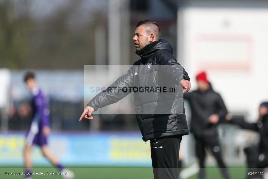 sport, action, SV Rot-Weiss Walldorf, RWW, Mörfelden-Walldorf, KR1, Fussball, FC Erzgebirge Aue, DFB Nachwuchsliga U19, DFB, AUE, 6. Spieltag, 16.03.2025 - Bild-ID: 2471413