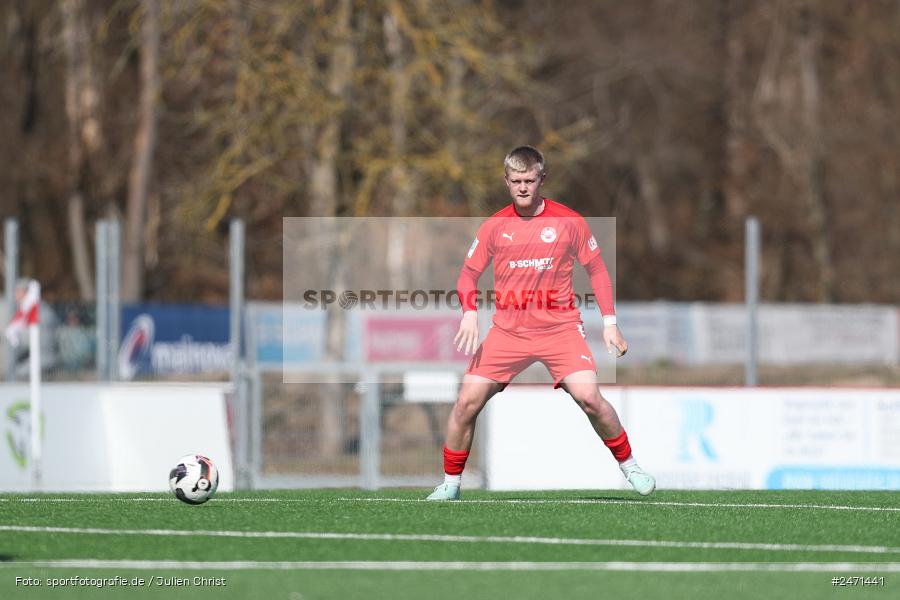 sport, action, SV Rot-Weiss Walldorf, RWW, Mörfelden-Walldorf, KR1, Fussball, FC Erzgebirge Aue, DFB Nachwuchsliga U19, DFB, AUE, 6. Spieltag, 16.03.2025 - Bild-ID: 2471441