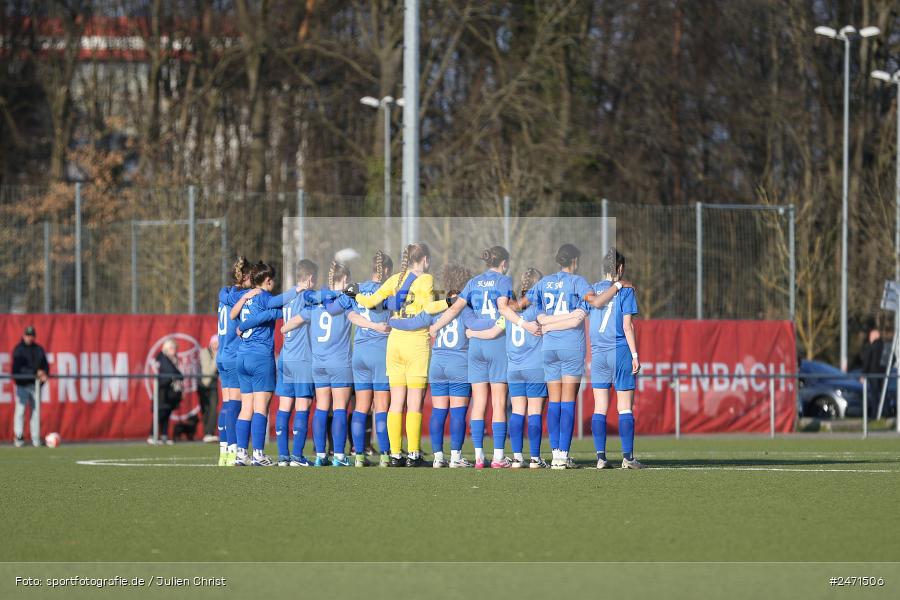KR2 (SANA Sportpark), Offenbach, 16.03.2025, sport, action, DFB, Fussball, 15. Spieltag, Frauen Regionalliga Süd, SCS, OFC, SC Sand 2, Kickers Offenbach - Bild-ID: 2471506