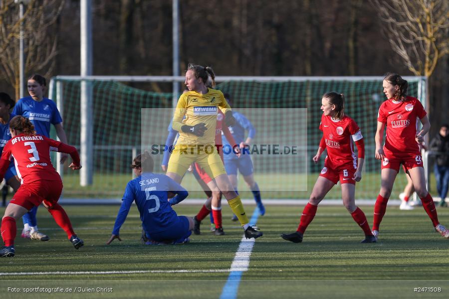 sport, action, SCS, SC Sand 2, Offenbach, OFC, Kickers Offenbach, KR2 (SANA Sportpark), Fussball, Frauen Regionalliga Süd, DFB, 16.03.2025, 15. Spieltag - Bild-ID: 2471508