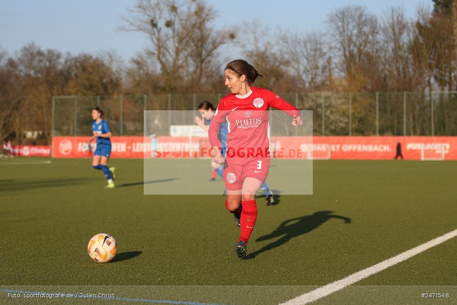 sport, action, SCS, SC Sand 2, Offenbach, OFC, Kickers Offenbach, KR2 (SANA Sportpark), Fussball, Frauen Regionalliga Süd, DFB, 16.03.2025, 15. Spieltag - Bild-ID: 2471548