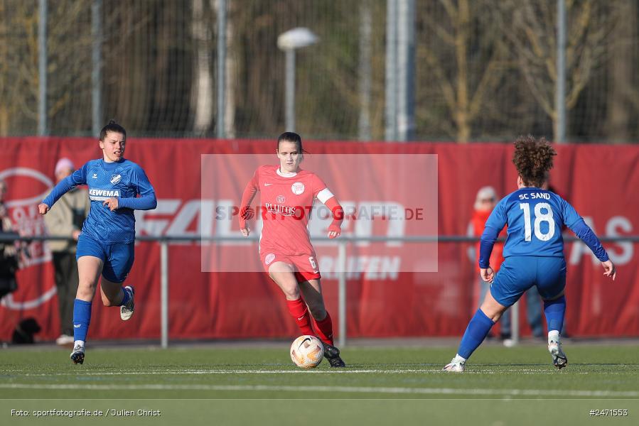 sport, action, SCS, SC Sand 2, Offenbach, OFC, Kickers Offenbach, KR2 (SANA Sportpark), Fussball, Frauen Regionalliga Süd, DFB, 16.03.2025, 15. Spieltag - Bild-ID: 2471553