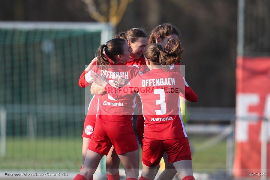 sport, action, SCS, SC Sand 2, Offenbach, OFC, Kickers Offenbach, KR2 (SANA Sportpark), Fussball, Frauen Regionalliga Süd, DFB, 16.03.2025, 15. Spieltag - Bild-ID: 2471592 sport, action, SCS, SC Sand 2, Offenbach, OFC, Kickers Offenbach, KR2 (SANA Sportpark), Fussball, Frauen Regionalliga Süd, DFB, 16.03.2025, 15. Spieltag - Bild-ID: 2471592