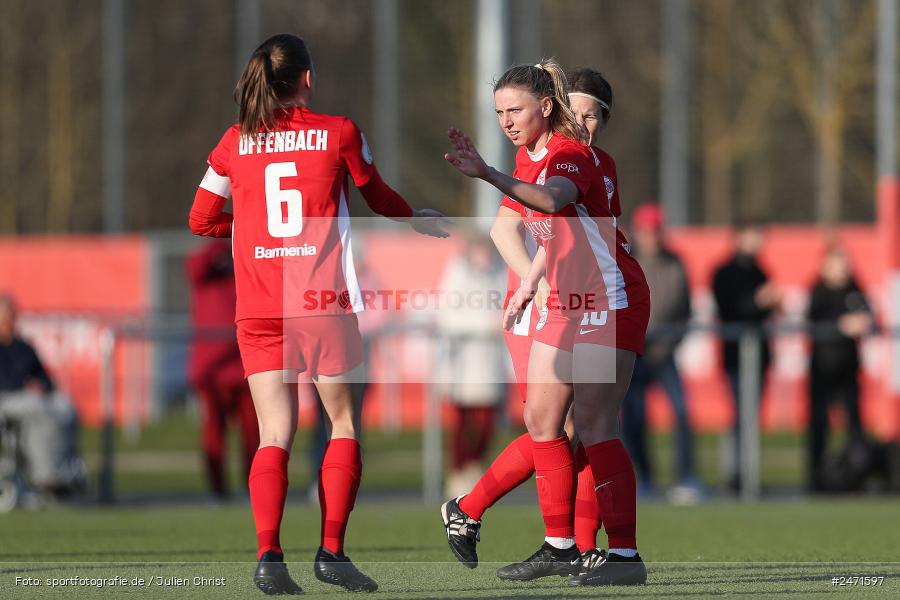 sport, action, SCS, SC Sand 2, Offenbach, OFC, Kickers Offenbach, KR2 (SANA Sportpark), Fussball, Frauen Regionalliga Süd, DFB, 16.03.2025, 15. Spieltag - Bild-ID: 2471597
