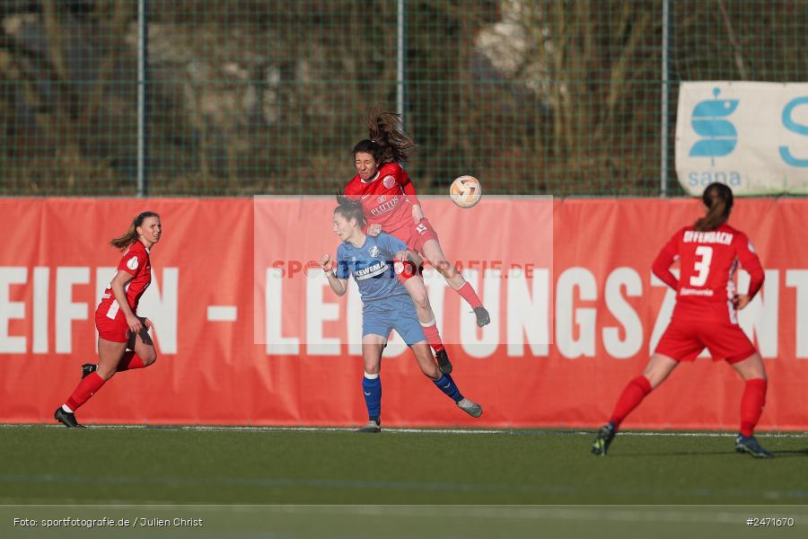 sport, action, SCS, SC Sand 2, Offenbach, OFC, Kickers Offenbach, KR2 (SANA Sportpark), Fussball, Frauen Regionalliga Süd, DFB, 16.03.2025, 15. Spieltag - Bild-ID: 2471670