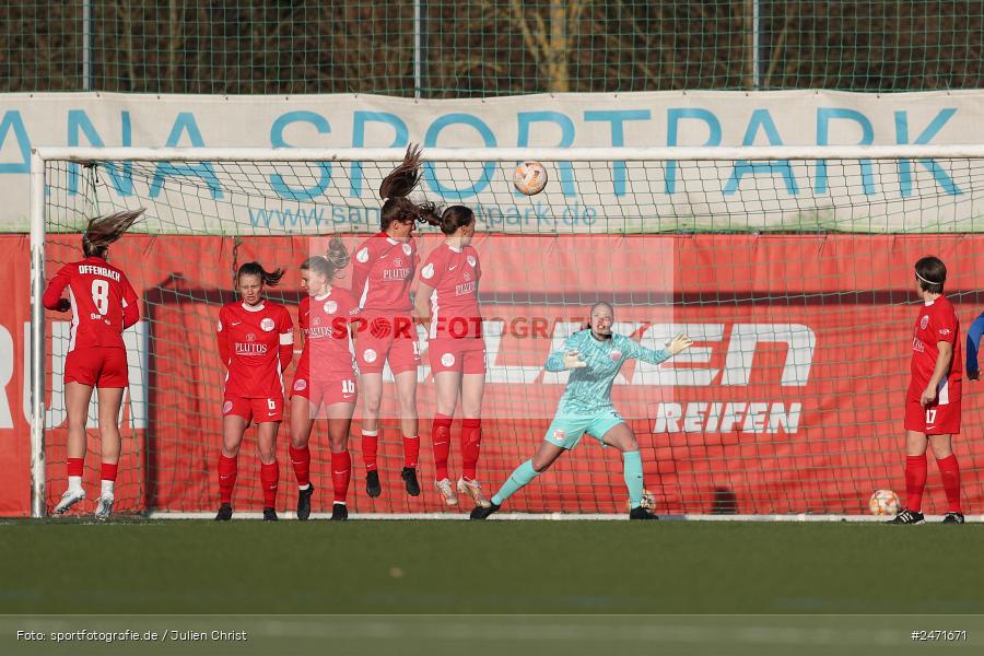 sport, action, SCS, SC Sand 2, Offenbach, OFC, Kickers Offenbach, KR2 (SANA Sportpark), Fussball, Frauen Regionalliga Süd, DFB, 16.03.2025, 15. Spieltag - Bild-ID: 2471671