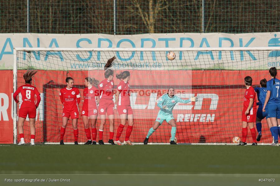 sport, action, SCS, SC Sand 2, Offenbach, OFC, Kickers Offenbach, KR2 (SANA Sportpark), Fussball, Frauen Regionalliga Süd, DFB, 16.03.2025, 15. Spieltag - Bild-ID: 2471672
