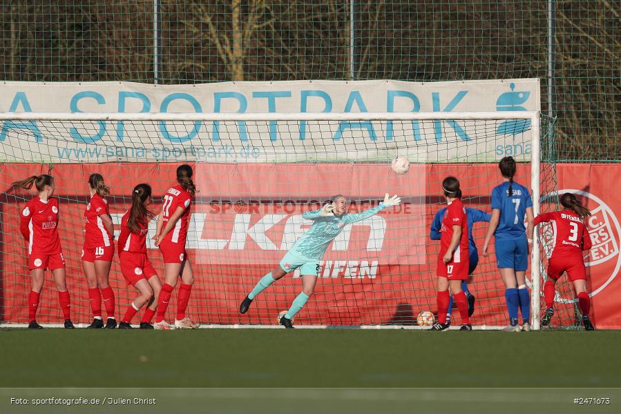 sport, action, SCS, SC Sand 2, Offenbach, OFC, Kickers Offenbach, KR2 (SANA Sportpark), Fussball, Frauen Regionalliga Süd, DFB, 16.03.2025, 15. Spieltag - Bild-ID: 2471673
