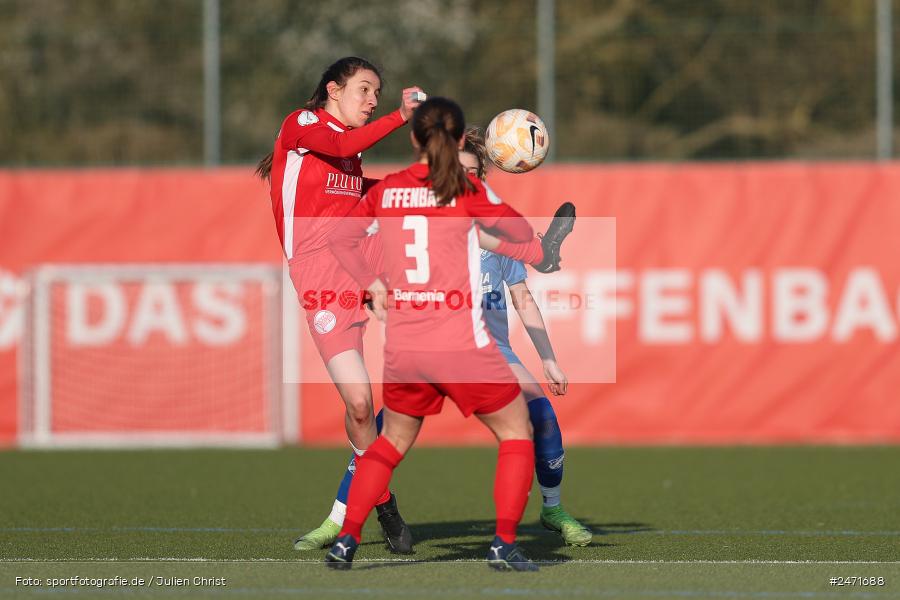sport, action, SCS, SC Sand 2, Offenbach, OFC, Kickers Offenbach, KR2 (SANA Sportpark), Fussball, Frauen Regionalliga Süd, DFB, 16.03.2025, 15. Spieltag - Bild-ID: 2471688