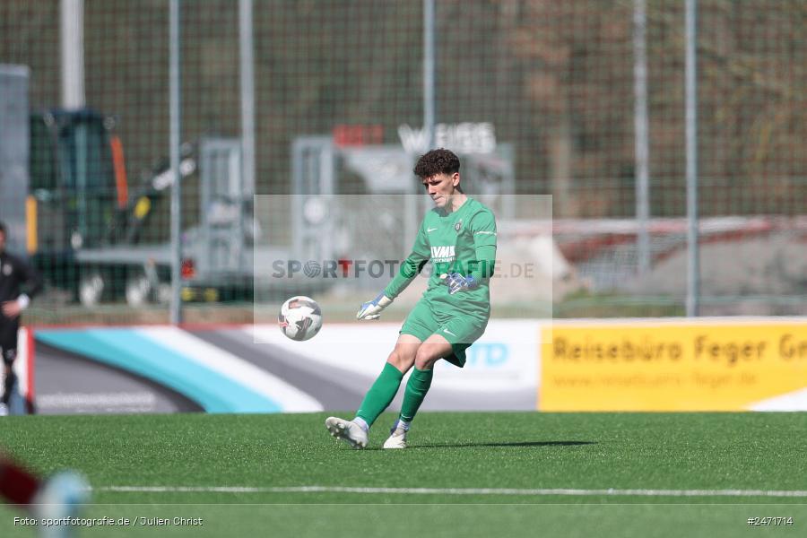 sport, action, SV Rot-Weiss Walldorf, RWW, Mörfelden-Walldorf, KR1, Fussball, FC Erzgebirge Aue, DFB Nachwuchsliga U19, DFB, AUE, 6. Spieltag, 16.03.2025 - Bild-ID: 2471714
