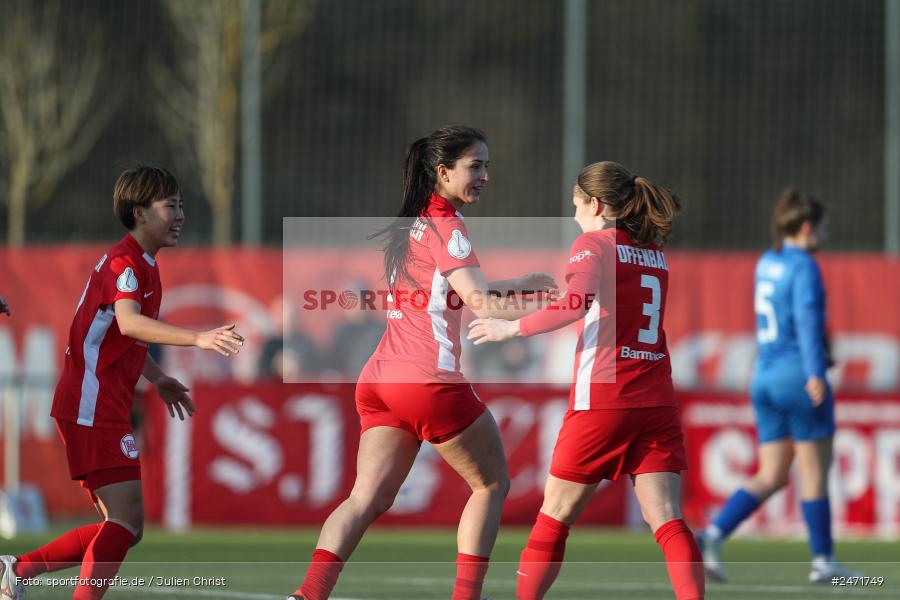 sport, action, SCS, SC Sand 2, Offenbach, OFC, Kickers Offenbach, KR2 (SANA Sportpark), Fussball, Frauen Regionalliga Süd, DFB, 16.03.2025, 15. Spieltag - Bild-ID: 2471749