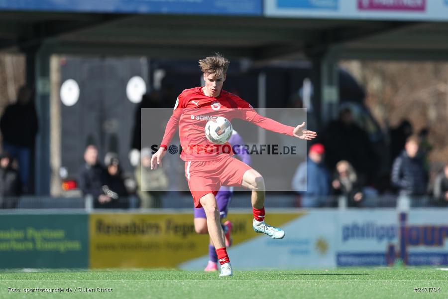 sport, action, SV Rot-Weiss Walldorf, RWW, Mörfelden-Walldorf, KR1, Fussball, FC Erzgebirge Aue, DFB Nachwuchsliga U19, DFB, AUE, 6. Spieltag, 16.03.2025 - Bild-ID: 2471784