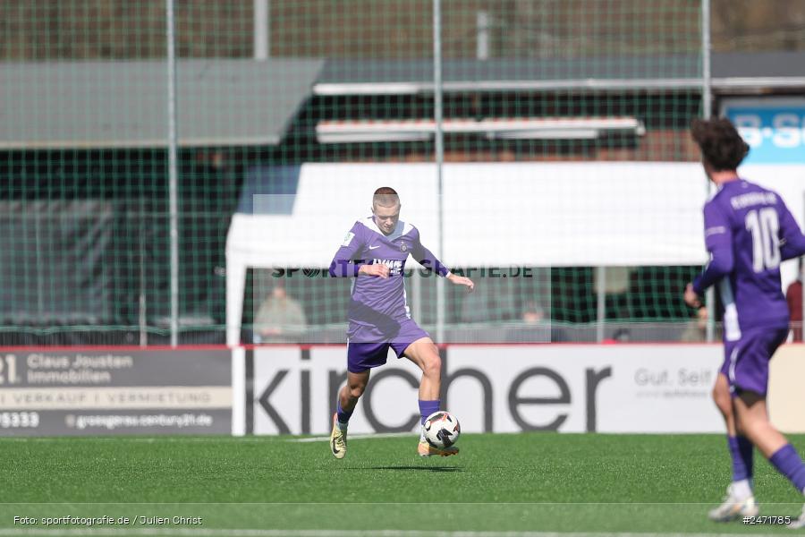 sport, action, SV Rot-Weiss Walldorf, RWW, Mörfelden-Walldorf, KR1, Fussball, FC Erzgebirge Aue, DFB Nachwuchsliga U19, DFB, AUE, 6. Spieltag, 16.03.2025 - Bild-ID: 2471785