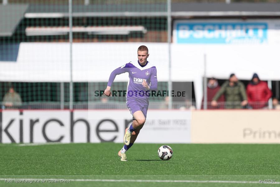 sport, action, SV Rot-Weiss Walldorf, RWW, Mörfelden-Walldorf, KR1, Fussball, FC Erzgebirge Aue, DFB Nachwuchsliga U19, DFB, AUE, 6. Spieltag, 16.03.2025 - Bild-ID: 2471787