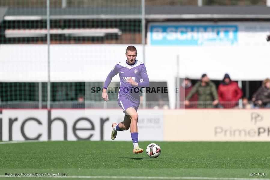 sport, action, SV Rot-Weiss Walldorf, RWW, Mörfelden-Walldorf, KR1, Fussball, FC Erzgebirge Aue, DFB Nachwuchsliga U19, DFB, AUE, 6. Spieltag, 16.03.2025 - Bild-ID: 2471788