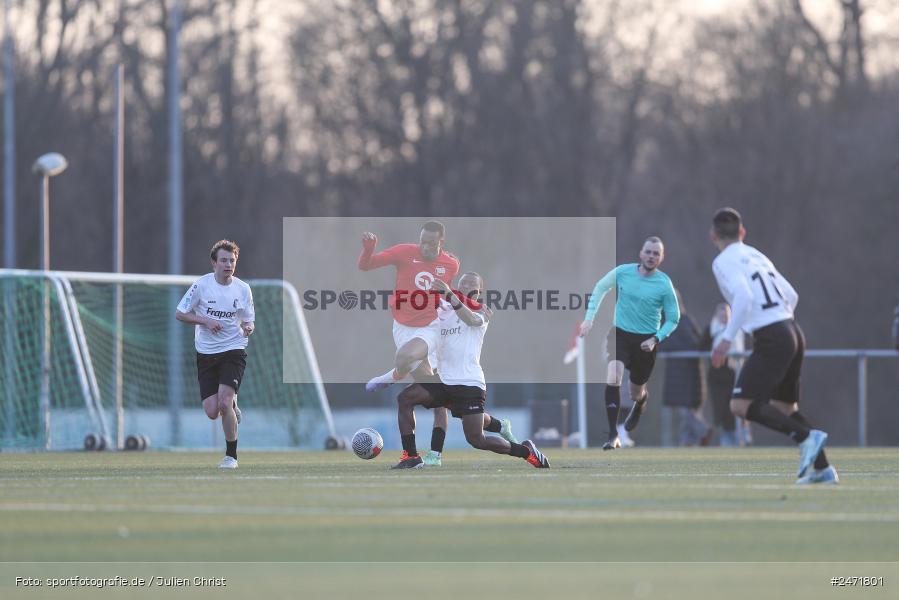 sport, action, Verbandsliga Gr. Süd, SG Bornheim/GW Ffm, Offenbach, Kickers Offenbach II, KR2 (SANA Sportpark), HFV, Fussball, 24. Spieltag, 16.03.2025 - Bild-ID: 2471801 sport, action, Verbandsliga Gr. Süd, SG Bornheim/GW Ffm, Offenbach, Kickers Offenbach II, KR2 (SANA Sportpark), HFV, Fussball, 24. Spieltag, 16.03.2025 - Bild-ID: 2471801