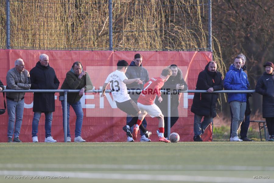 sport, action, Verbandsliga Gr. Süd, SG Bornheim/GW Ffm, Offenbach, Kickers Offenbach II, KR2 (SANA Sportpark), HFV, Fussball, 24. Spieltag, 16.03.2025 - Bild-ID: 2471810