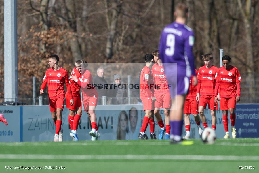 sport, action, SV Rot-Weiss Walldorf, RWW, Mörfelden-Walldorf, KR1, Fussball, FC Erzgebirge Aue, DFB Nachwuchsliga U19, DFB, AUE, 6. Spieltag, 16.03.2025 - Bild-ID: 2471856 sport, action, SV Rot-Weiss Walldorf, RWW, Mörfelden-Walldorf, KR1, Fussball, FC Erzgebirge Aue, DFB Nachwuchsliga U19, DFB, AUE, 6. Spieltag, 16.03.2025 - Bild-ID: 2471856
