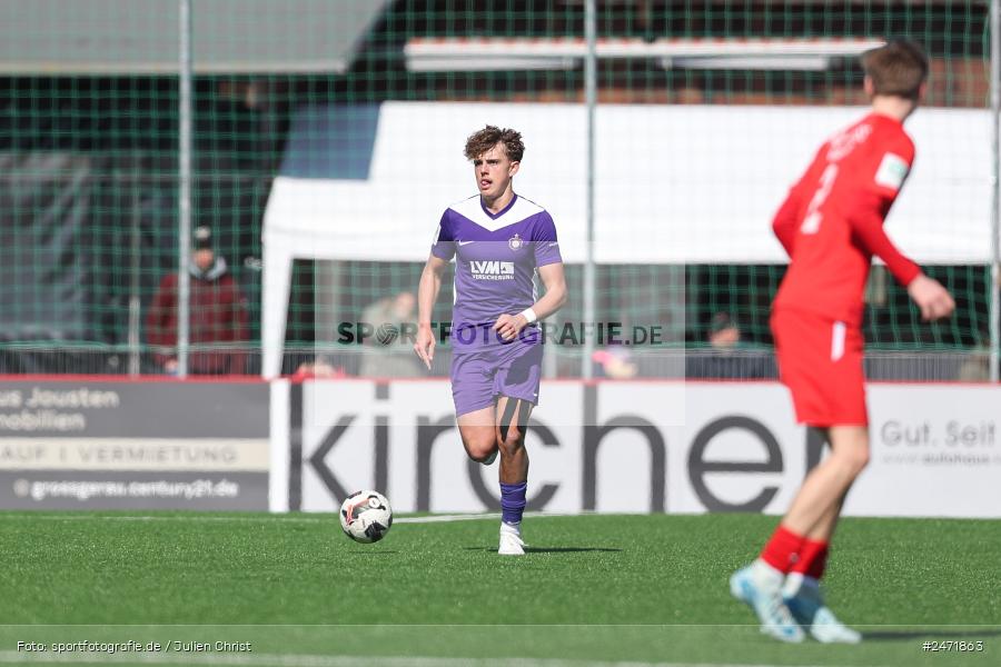 sport, action, SV Rot-Weiss Walldorf, RWW, Mörfelden-Walldorf, KR1, Fussball, FC Erzgebirge Aue, DFB Nachwuchsliga U19, DFB, AUE, 6. Spieltag, 16.03.2025 - Bild-ID: 2471863