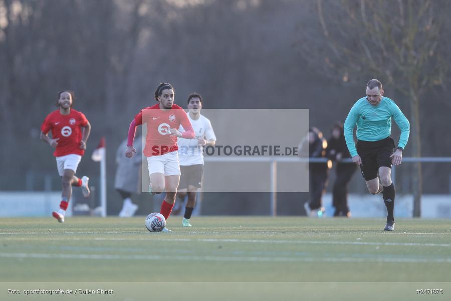 sport, action, Verbandsliga Gr. Süd, SG Bornheim/GW Ffm, Offenbach, Kickers Offenbach II, KR2 (SANA Sportpark), HFV, Fussball, 24. Spieltag, 16.03.2025 - Bild-ID: 2471875 sport, action, Verbandsliga Gr. Süd, SG Bornheim/GW Ffm, Offenbach, Kickers Offenbach II, KR2 (SANA Sportpark), HFV, Fussball, 24. Spieltag, 16.03.2025 - Bild-ID: 2471875