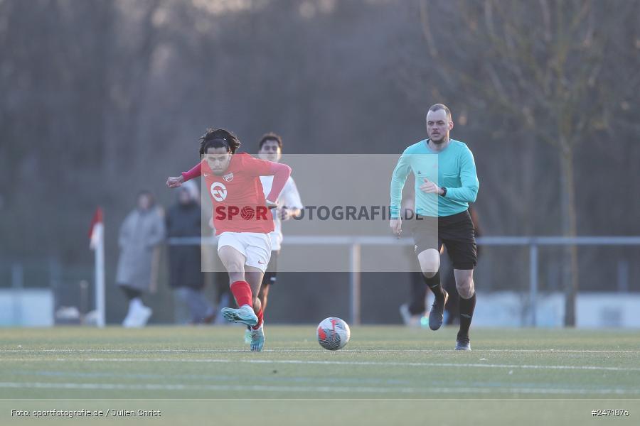 sport, action, Verbandsliga Gr. Süd, SG Bornheim/GW Ffm, Offenbach, Kickers Offenbach II, KR2 (SANA Sportpark), HFV, Fussball, 24. Spieltag, 16.03.2025 - Bild-ID: 2471876 sport, action, Verbandsliga Gr. Süd, SG Bornheim/GW Ffm, Offenbach, Kickers Offenbach II, KR2 (SANA Sportpark), HFV, Fussball, 24. Spieltag, 16.03.2025 - Bild-ID: 2471876