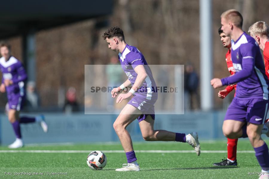 sport, action, SV Rot-Weiss Walldorf, RWW, Mörfelden-Walldorf, KR1, Fussball, FC Erzgebirge Aue, DFB Nachwuchsliga U19, DFB, AUE, 6. Spieltag, 16.03.2025 - Bild-ID: 2471909