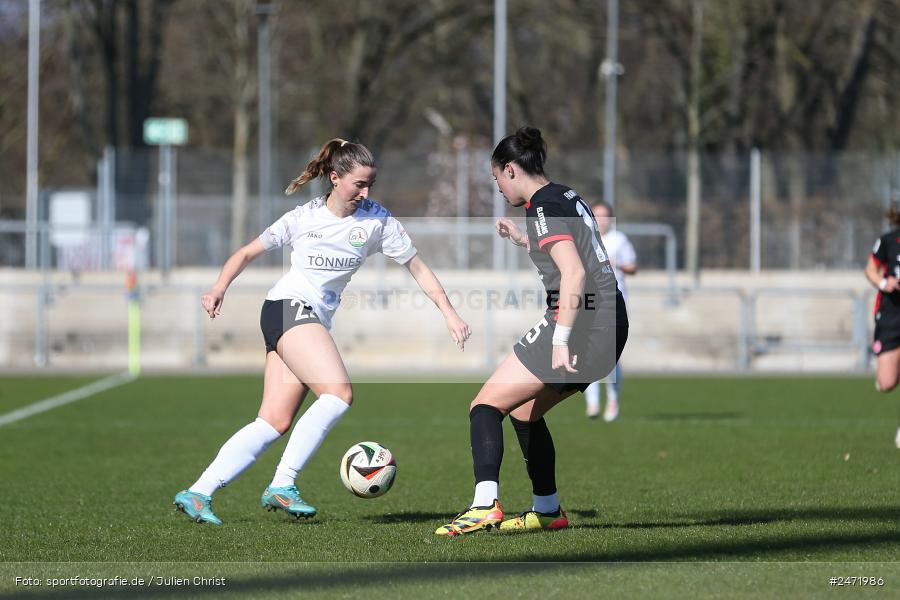 sport, action, Stadion am Brentanobad, SGE, Fussball, Frankfurt, FSV Gütersloh, FSV, Eintracht Frankfurt II, DFB, 2. Frauen-Bundesliga, 18. Spieltag, 16.03.2025 - Bild-ID: 2471986 sport, action, Stadion am Brentanobad, SGE, Fussball, Frankfurt, FSV Gütersloh, FSV, Eintracht Frankfurt II, DFB, 2. Frauen-Bundesliga, 18. Spieltag, 16.03.2025 - Bild-ID: 2471986