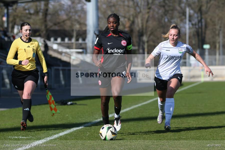 sport, action, Stadion am Brentanobad, SGE, Fussball, Frankfurt, FSV Gütersloh, FSV, Eintracht Frankfurt II, DFB, 2. Frauen-Bundesliga, 18. Spieltag, 16.03.2025 - Bild-ID: 2471990 sport, action, Stadion am Brentanobad, SGE, Fussball, Frankfurt, FSV Gütersloh, FSV, Eintracht Frankfurt II, DFB, 2. Frauen-Bundesliga, 18. Spieltag, 16.03.2025 - Bild-ID: 2471990