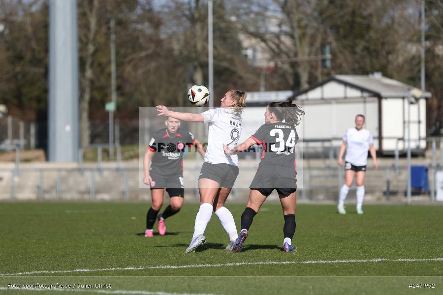 sport, action, Stadion am Brentanobad, SGE, Fussball, Frankfurt, FSV Gütersloh, FSV, Eintracht Frankfurt II, DFB, 2. Frauen-Bundesliga, 18. Spieltag, 16.03.2025 - Bild-ID: 2471992 sport, action, Stadion am Brentanobad, SGE, Fussball, Frankfurt, FSV Gütersloh, FSV, Eintracht Frankfurt II, DFB, 2. Frauen-Bundesliga, 18. Spieltag, 16.03.2025 - Bild-ID: 2471992