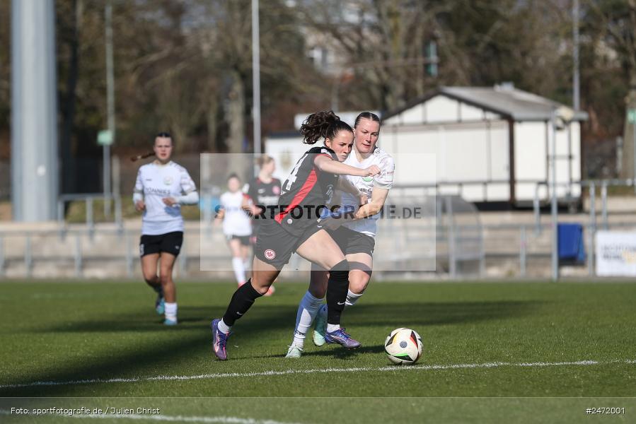 sport, action, Stadion am Brentanobad, SGE, Fussball, Frankfurt, FSV Gütersloh, FSV, Eintracht Frankfurt II, DFB, 2. Frauen-Bundesliga, 18. Spieltag, 16.03.2025 - Bild-ID: 2472001 sport, action, Stadion am Brentanobad, SGE, Fussball, Frankfurt, FSV Gütersloh, FSV, Eintracht Frankfurt II, DFB, 2. Frauen-Bundesliga, 18. Spieltag, 16.03.2025 - Bild-ID: 2472001