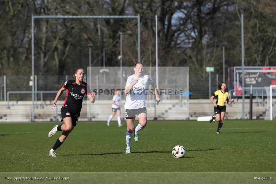 sport, action, Stadion am Brentanobad, SGE, Fussball, Frankfurt, FSV Gütersloh, FSV, Eintracht Frankfurt II, DFB, 2. Frauen-Bundesliga, 18. Spieltag, 16.03.2025 - Bild-ID: 2472030 sport, action, Stadion am Brentanobad, SGE, Fussball, Frankfurt, FSV Gütersloh, FSV, Eintracht Frankfurt II, DFB, 2. Frauen-Bundesliga, 18. Spieltag, 16.03.2025 - Bild-ID: 2472030