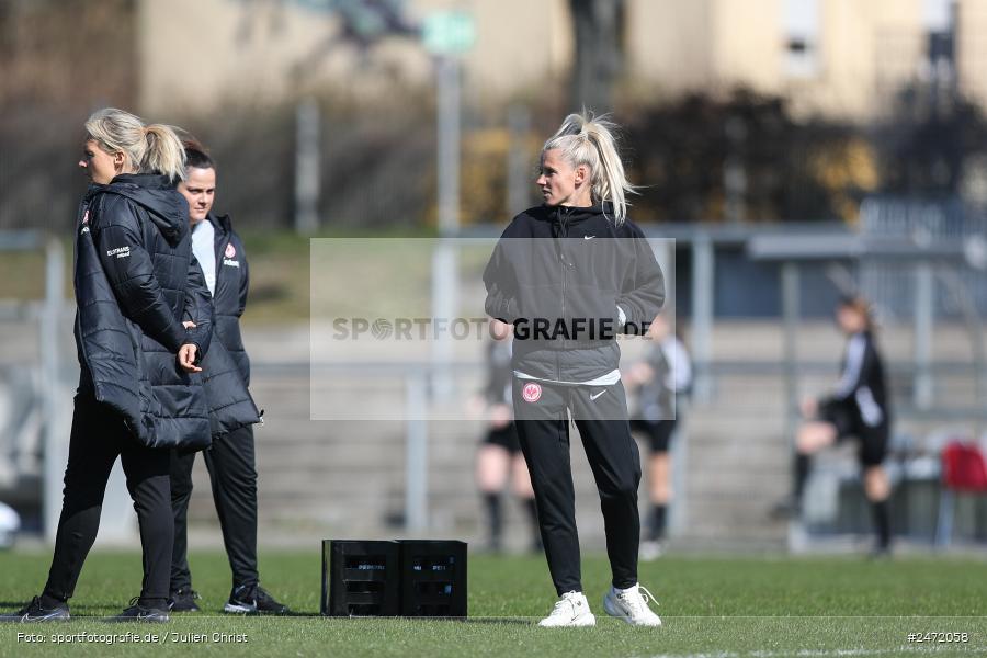 sport, action, Stadion am Brentanobad, SGE, Fussball, Frankfurt, FSV Gütersloh, FSV, Eintracht Frankfurt II, DFB, 2. Frauen-Bundesliga, 18. Spieltag, 16.03.2025 - Bild-ID: 2472058 sport, action, Stadion am Brentanobad, SGE, Fussball, Frankfurt, FSV Gütersloh, FSV, Eintracht Frankfurt II, DFB, 2. Frauen-Bundesliga, 18. Spieltag, 16.03.2025 - Bild-ID: 2472058