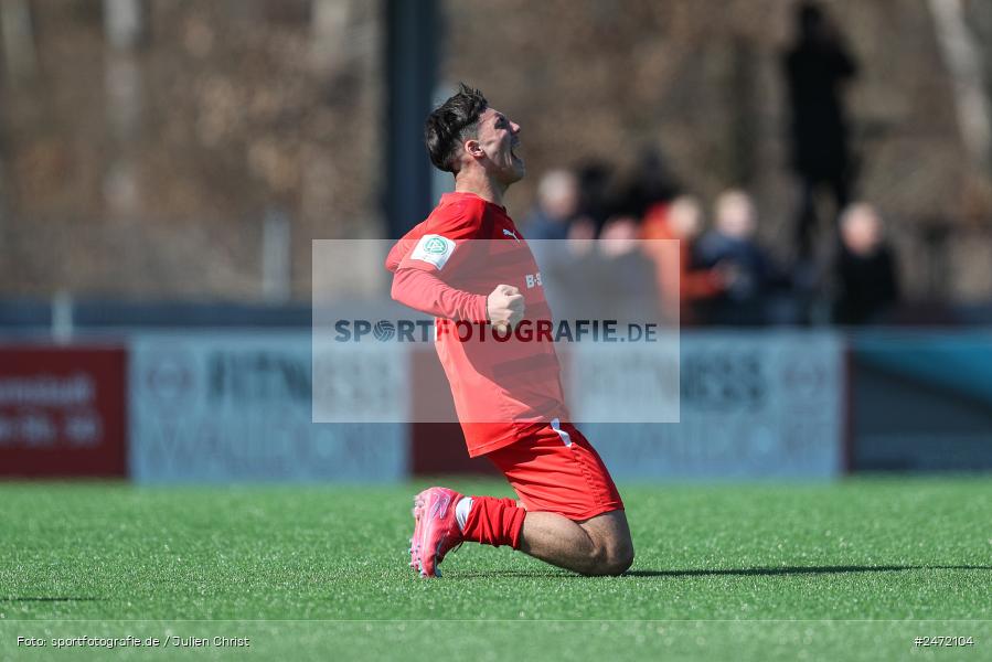 sport, action, SV Rot-Weiss Walldorf, RWW, Mörfelden-Walldorf, KR1, Fussball, FC Erzgebirge Aue, DFB Nachwuchsliga U19, DFB, AUE, 6. Spieltag, 16.03.2025 - Bild-ID: 2472104 sport, action, SV Rot-Weiss Walldorf, RWW, Mörfelden-Walldorf, KR1, Fussball, FC Erzgebirge Aue, DFB Nachwuchsliga U19, DFB, AUE, 6. Spieltag, 16.03.2025 - Bild-ID: 2472104