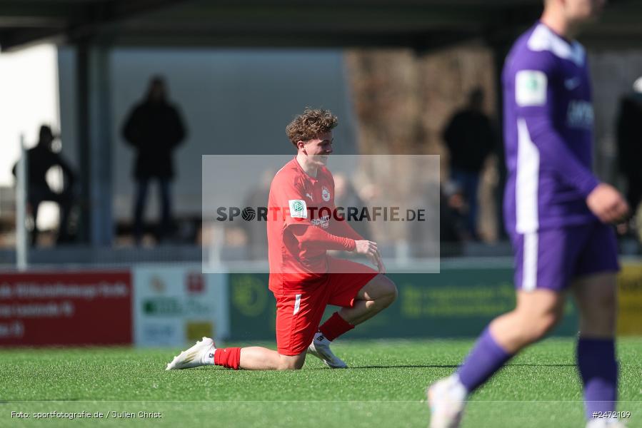 sport, action, SV Rot-Weiss Walldorf, RWW, Mörfelden-Walldorf, KR1, Fussball, FC Erzgebirge Aue, DFB Nachwuchsliga U19, DFB, AUE, 6. Spieltag, 16.03.2025 - Bild-ID: 2472109 sport, action, SV Rot-Weiss Walldorf, RWW, Mörfelden-Walldorf, KR1, Fussball, FC Erzgebirge Aue, DFB Nachwuchsliga U19, DFB, AUE, 6. Spieltag, 16.03.2025 - Bild-ID: 2472109