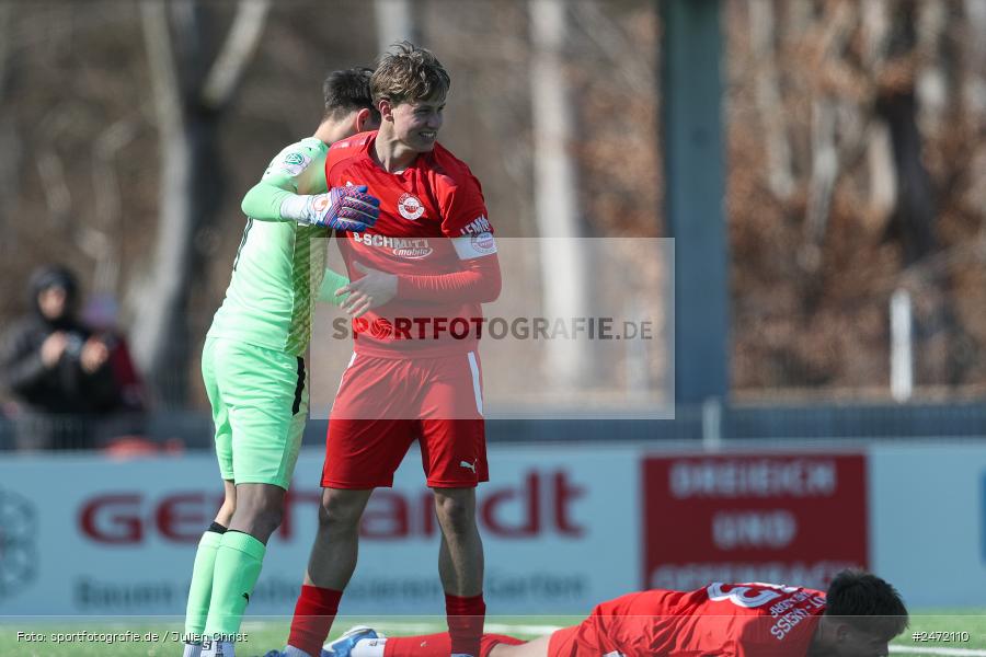 sport, action, SV Rot-Weiss Walldorf, RWW, Mörfelden-Walldorf, KR1, Fussball, FC Erzgebirge Aue, DFB Nachwuchsliga U19, DFB, AUE, 6. Spieltag, 16.03.2025 - Bild-ID: 2472110 sport, action, SV Rot-Weiss Walldorf, RWW, Mörfelden-Walldorf, KR1, Fussball, FC Erzgebirge Aue, DFB Nachwuchsliga U19, DFB, AUE, 6. Spieltag, 16.03.2025 - Bild-ID: 2472110