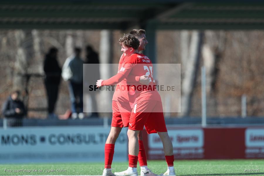 sport, action, SV Rot-Weiss Walldorf, RWW, Mörfelden-Walldorf, KR1, Fussball, FC Erzgebirge Aue, DFB Nachwuchsliga U19, DFB, AUE, 6. Spieltag, 16.03.2025 - Bild-ID: 2472115