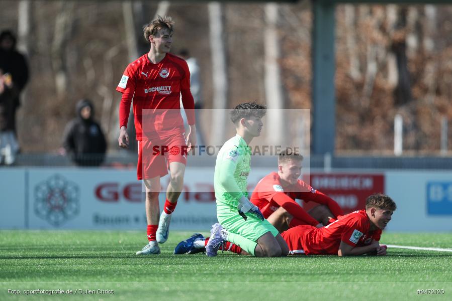 sport, action, SV Rot-Weiss Walldorf, RWW, Mörfelden-Walldorf, KR1, Fussball, FC Erzgebirge Aue, DFB Nachwuchsliga U19, DFB, AUE, 6. Spieltag, 16.03.2025 - Bild-ID: 2472120 sport, action, SV Rot-Weiss Walldorf, RWW, Mörfelden-Walldorf, KR1, Fussball, FC Erzgebirge Aue, DFB Nachwuchsliga U19, DFB, AUE, 6. Spieltag, 16.03.2025 - Bild-ID: 2472120