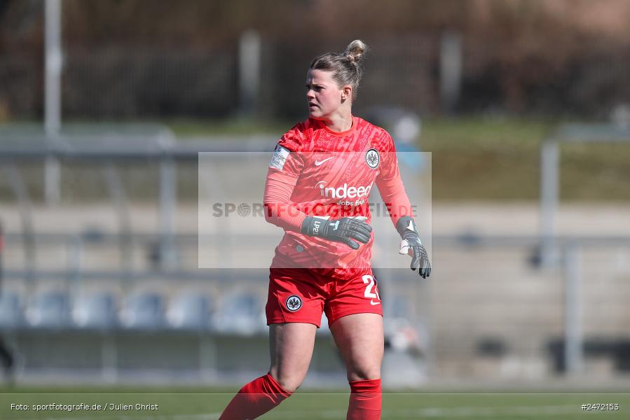 sport, action, Stadion am Brentanobad, SGE, Fussball, Frankfurt, FSV Gütersloh, FSV, Eintracht Frankfurt II, DFB, 2. Frauen-Bundesliga, 18. Spieltag, 16.03.2025 - Bild-ID: 2472153